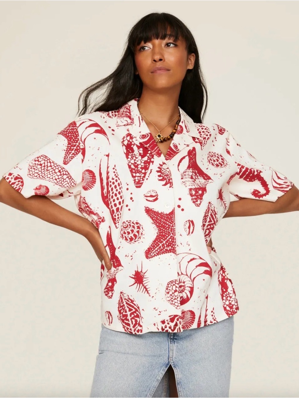 Rebecca Taylor Sea Shore Cabana Shirt size small-see photos
